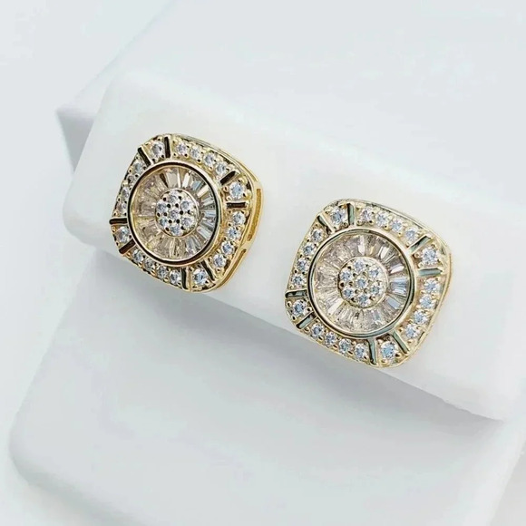 925 Sterling Silver Cubic Zirconia Earrings, U19254797 - Picture 3 of 11